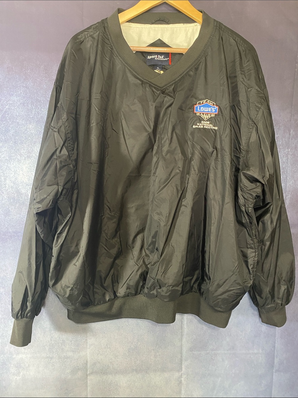 NASCAR #48 Jimmie Johnson Sport-Tek Black Bomber Pullover Jacket